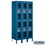 Salsbury Industries S-62368BL-U 12" Wide Double Tier See-Through Metal Locker - 3 Wide - 6 Feet High - 18 Inches Deep - Blue - Unassembled