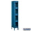 Salsbury Industries S-64165BL-U 12" Wide Four Tier See-Through Metal Locker - 1 Wide - 6 Feet High - 15 Inches Deep - Blue - Unassembled