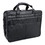 McKlein 15705 West Town 17" Leather Detachable-Wheeled Laptop Case, Black