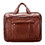 McKlein 15714 River West 15" Leather Laptop Briefcase, Brown