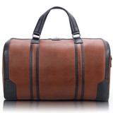 McKlein 1819U Kinzie Leather Two-Tone Carry-All Tablet Duffel