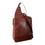 Siamod 25414 Sabotino 17" Leather Vertical Messenger Bag