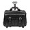 Siamod 46005 Ceresola 15" Leather Detachable-Wheeled Laptop Briefcase, Black