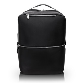 McKlein 7887U East Side 17" Nylon 2-In-1 Laptop Cross-Body & Backpack