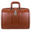 McKlein 83344 Morgan 17" Leather Litigator Laptop Briefcase, Brown
