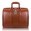 McKlein 83344 Morgan 17" Leather Litigator Laptop Briefcase, Brown