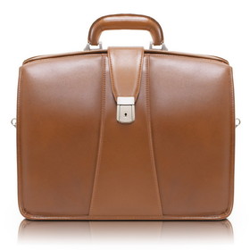McKlein 8338 Harrison 17" Leather Partners Laptop Briefcase