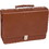 McKlein 83544 Lexington 15" Leather Flap Over Laptop Briefcase, Brown