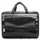 McKlein 86485 Elston 15" Leather Dual-Compartment Laptop Briefcase, Black
