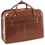 McKlein 94984 Willowbrook 17" Leather Detachable-Wheeled Laptop Case, Brown
