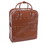 McKlein 96494 La Grange 15" Leather Vertical Detachable-Wheeled Laptop Case, Brown