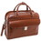 McKlein 96614 Lakewood 15" Leather Detachable-Wheeled Laptop Case, Brown
