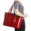 McKlein 97536 Alyson Leather Tablet Tote, Red