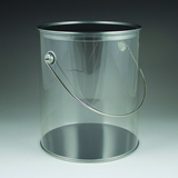 Maryland Plastics Paint Can, Clear