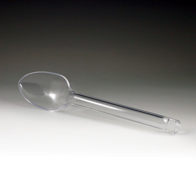 Maryland Plastics MPI01126C Sovereign Heavyweight Serving Spoon, Clear