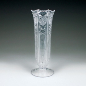 Maryland Plastics MPI0263 8" Crystalware Bud Vase, Clear