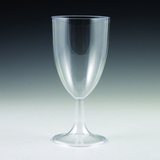 Maryland Plastics MPI10816 8 oz. Sovereign 1 Piece Wine Glass, Clear
