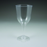 Maryland Plastics MPI91004 10 oz. Sovereign Wine Glass, 2 Piece, Clear