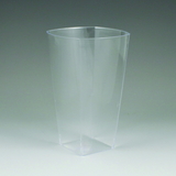 Maryland Plastics Simply Squared Tumbler, Clear