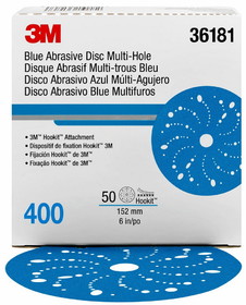 3M 7100091098 Hookit Abrasive Disc DF 6" 400 (50)
