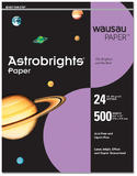 Wausau Planetary Purple Letterhead - 100 Sheets/Pack