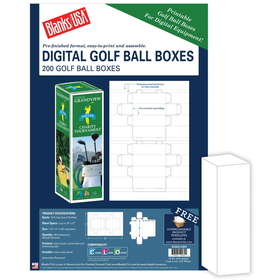 Blanks USA Golf Ball Box - 100 Sheets/Pack