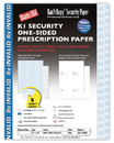 Blanks USA Security Prescription Paper - 100 Sheets/Pack
