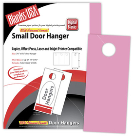 Blanks USA Small Door Hangers, Brights - 150 Sheets/Pack