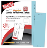 Blanks USA Jumbo Raffle Tickets - 500 Sheets/Pack