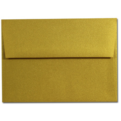 Curious Metallics Super Gold A-9 Envelopes - 25 Sheets/Pack