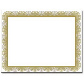 The Image Shop OCB440-25 Spiral Gold Certificate, 25 Pack