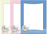 The Image Shop OLH004-25 Baby Carriage Letterhead, 25 pack