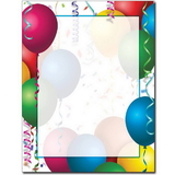 The Image Shop OLH015 Bright Balloons Letterhead, 100 pack