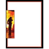 The Image Shop OLH021-25 Fire Fighter Letterhead, 25 pack