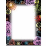 The Image Shop OLH026-25 Fireworks Letterhead, 25 pack