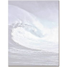 The Image Shop OLH043-25 Catch A Wave Letterhead, 25 pack