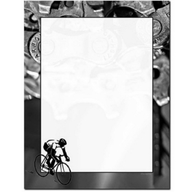 The Image Shop OLH080-25 Bicycle Race Letterhead, 25 pack