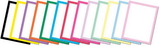 The Image Shop OLH101ABR Basic Border Brights Assorted Letterhead, 100 pack