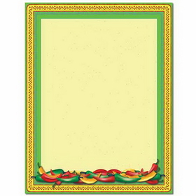 The Image Shop OLH109-25 Chili Peppers Letterhead, 25 pack