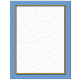 The Image Shop OLH125-25 Herbal Blue Letterhead, 25 pack