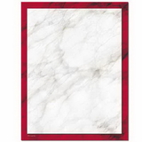 The Image Shop OLH234-25 Red Marble Letterhead, 25 pack