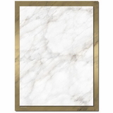 The Image Shop OLH235 Gold Marble Letterhead, 100 pack