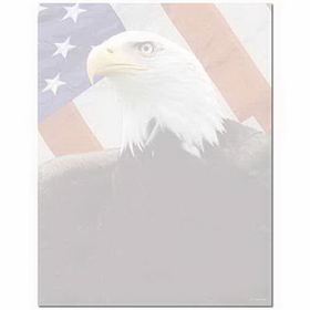 The Image Shop OLH249-25 American Eagle Letterhead, 25 pack