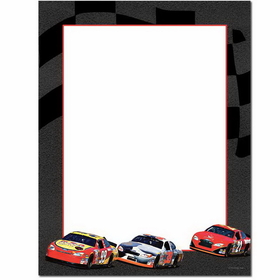 The Image Shop OLH427-25 Race Day Letterhead, 25 pack