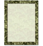 Camouflage Letterhead - 25 pack