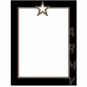 The Image Shop OLH438-25 Army Letterhead, 25 pack