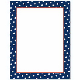 The Image Shop OLH454-25 American Stars Letterhead, 25 pack