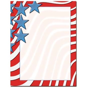 Star Spangled Banner Letterhead - 25 pack