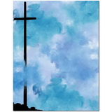 The Image Shop OLH547-25 Tall Cross Letterhead, 25 pack