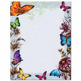 The Image Shop OLH552-25 Butterflies Letterhead, 25 pack